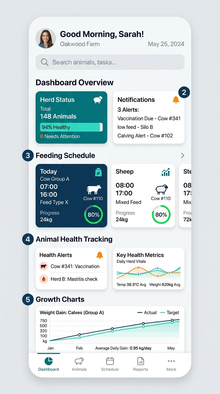 Aperçu de l'application Zooveo